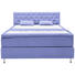 BOXSPRINGBETT 140/200 cm in Blau - Blau/Alufarben, KONVENTIONELL, Holzwerkstoff/Textil (140/200cm) - Elegando BOXSPRINGBETT 140/200 cm in Blau - Blau/Alufarben, KONVENTIONELL, Holzwerkstoff/Textil (140/200cm) - Elegando