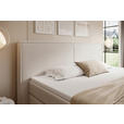 BOXSPRINGBETT 180/200 cm  in Creme  - Creme/Schwarz, Natur, Holz/Textil (180/200cm) - Valnatura