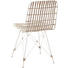 STUHL in Holz, Metall Weiß - Weiß, Trend, Holz/Metall (46/89/58cm) - Ambia Home