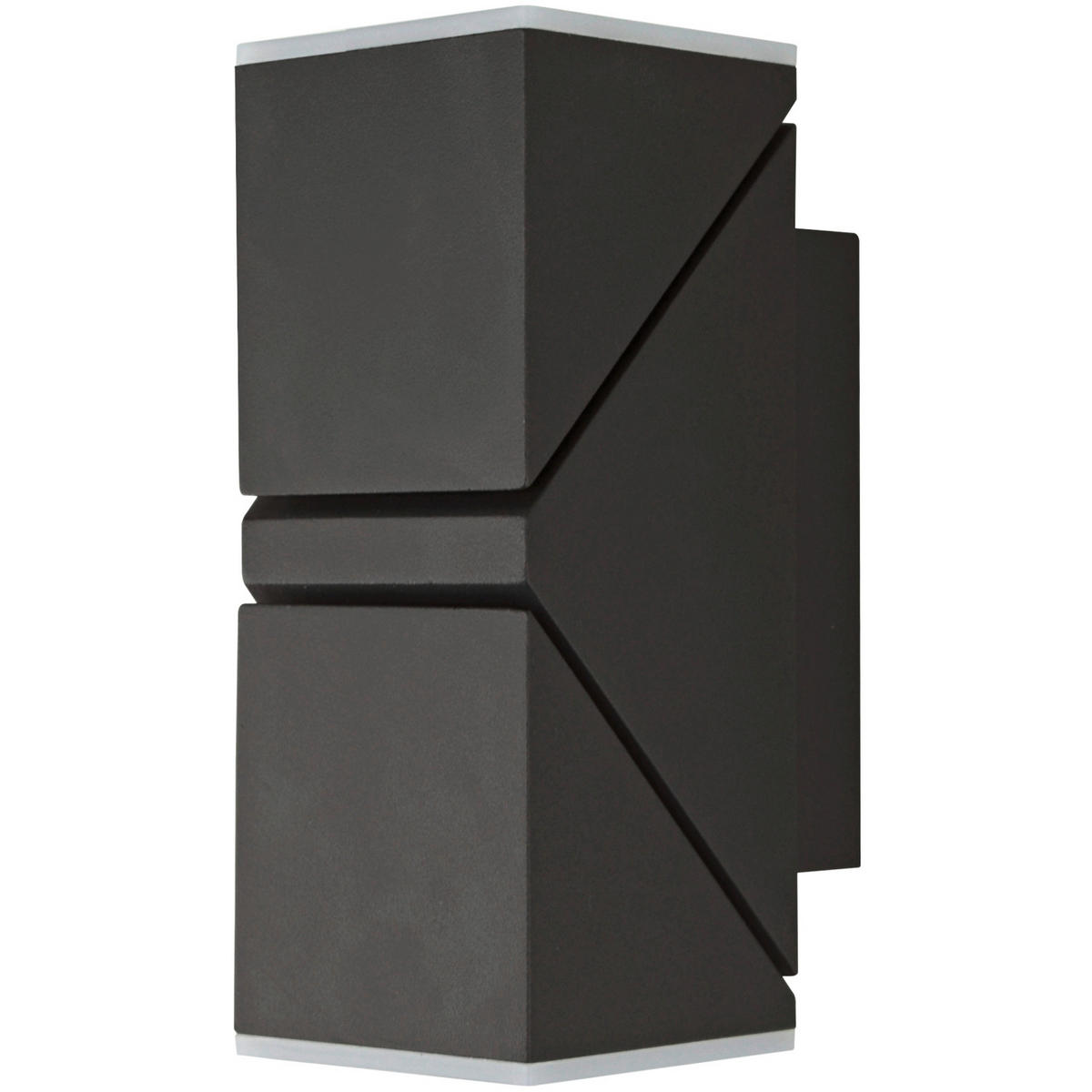 LED-AUSSENLEUCHTE LYRA 6,2/8,3/15,6 cm  - Anthrazit, Design, Metall (6,2/8,3/15,6cm)