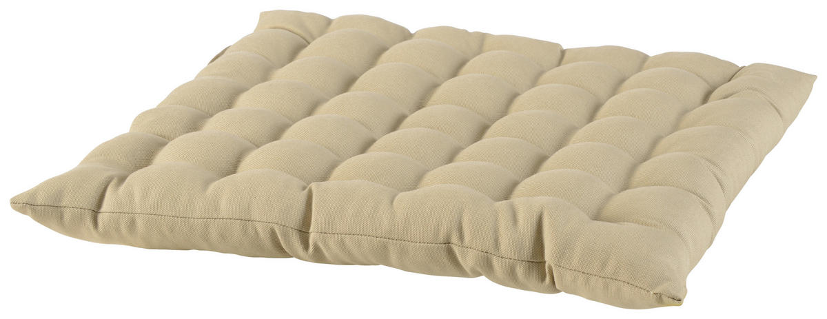 SITZKISSEN  38/38 cm   - Creme, Basics, Textil (38/38cm) - Novel