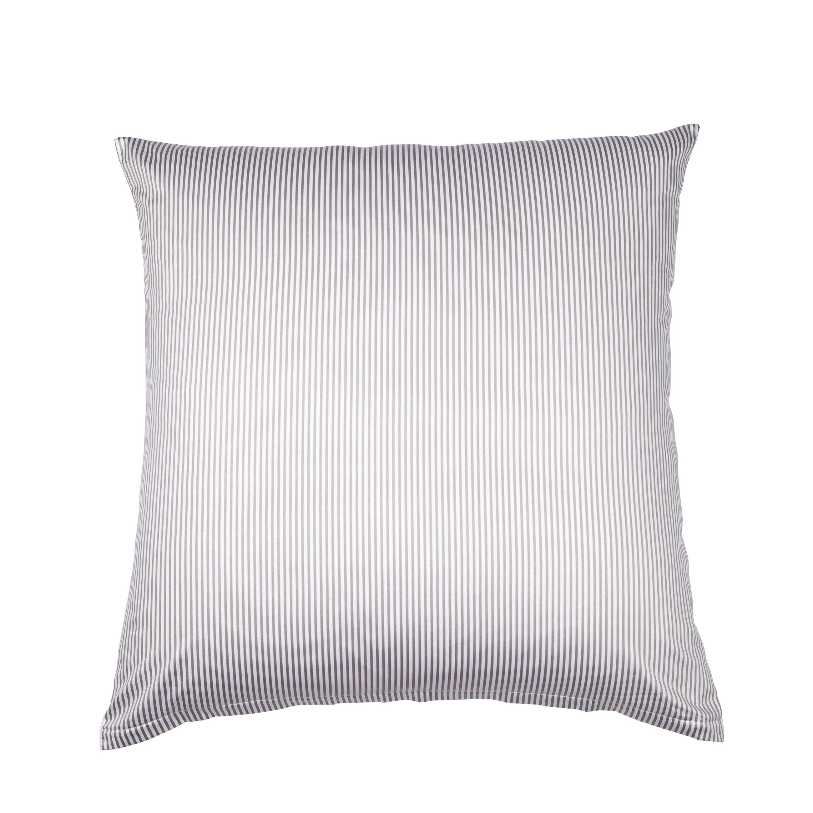 KISSENHÜLLE Giorgio 80/80 cm  - Weiß/Braun, KONVENTIONELL, Textil (80/80cm) - Janine