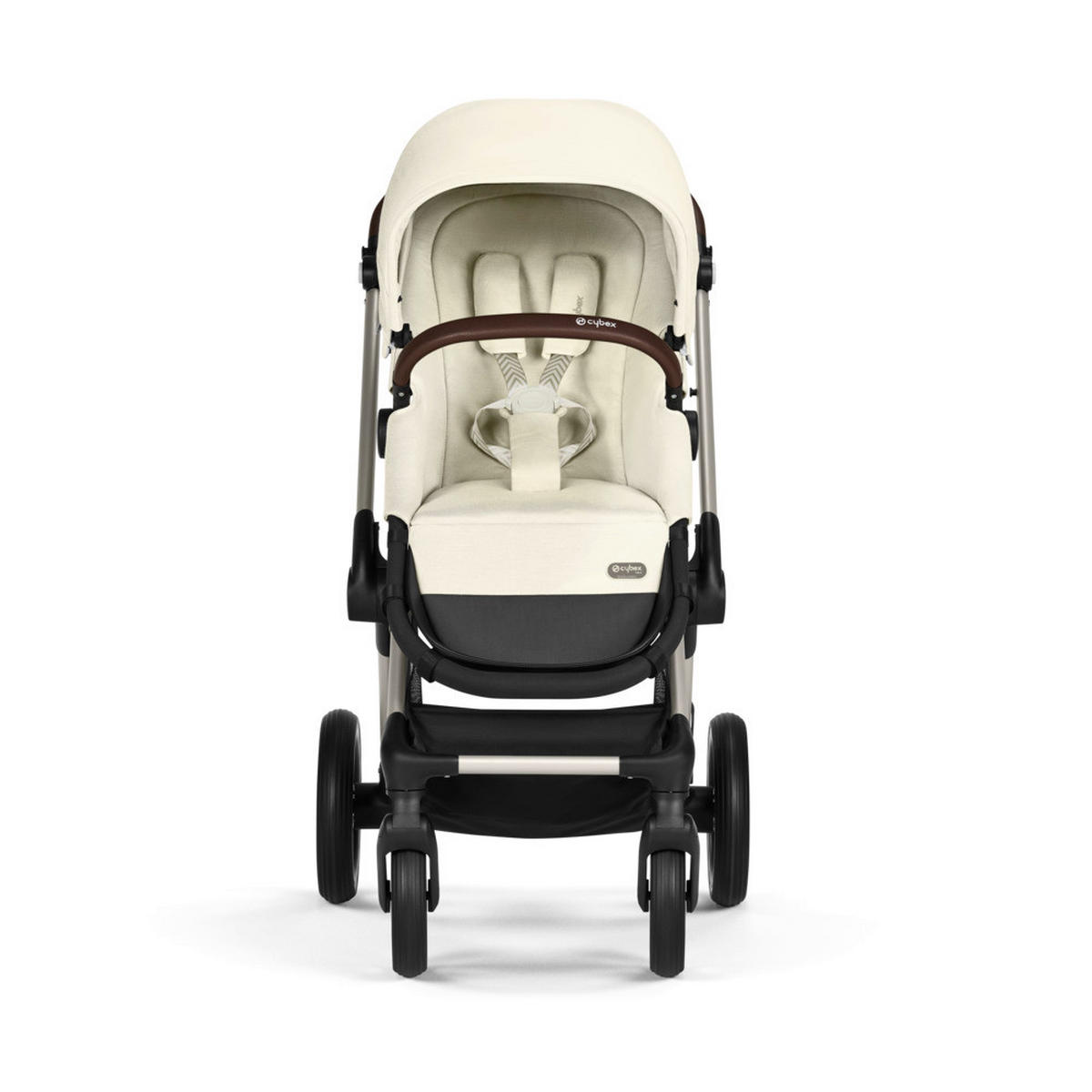 KOMBIKINDERWAGEN Eos Lux  - Beige/Silberfarben, Basics, Textil/Metall (85/61/116cm) - Cybex
