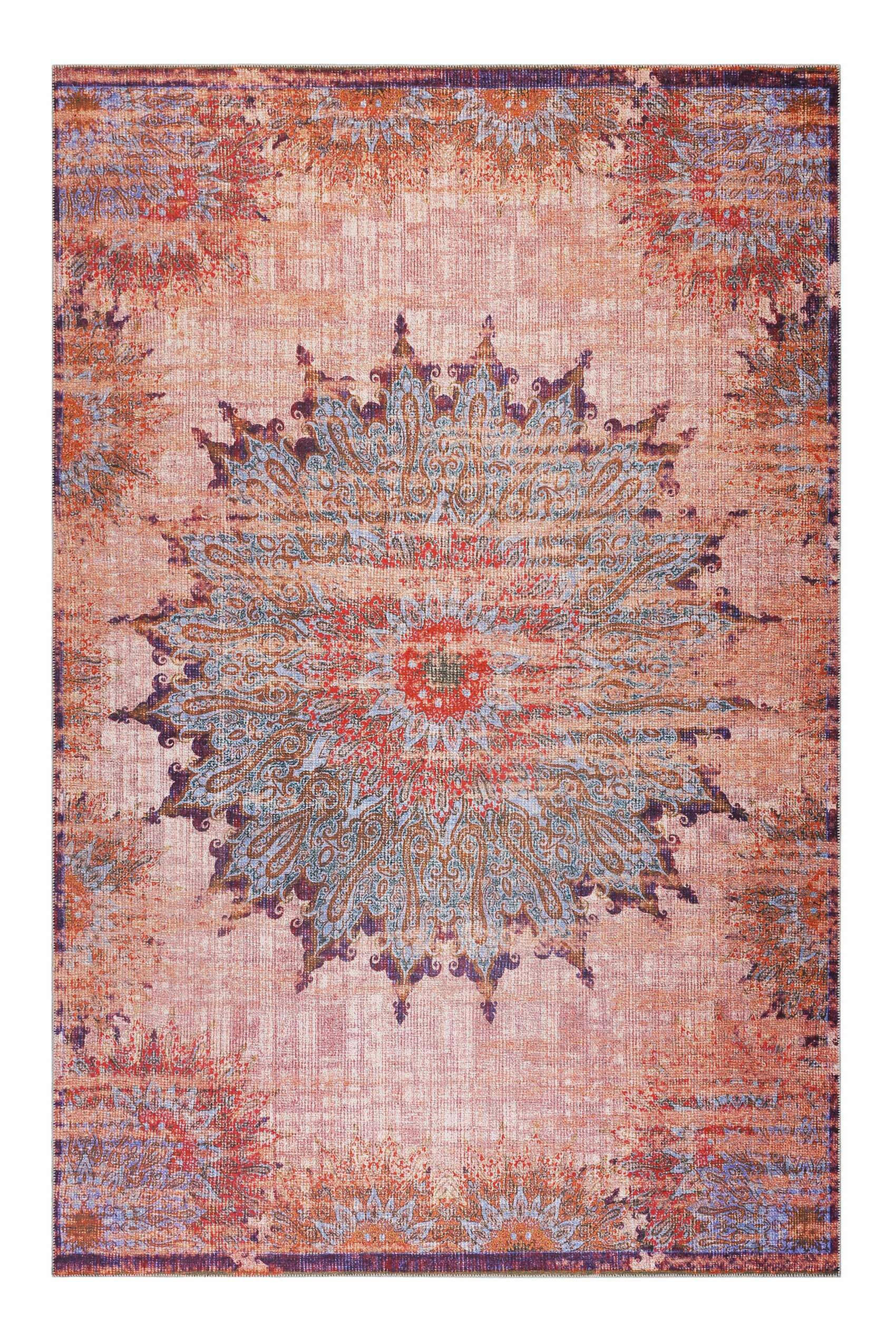 FLACHWEBETEPPICH  Wohnzimmer 140/200 cm Rooftop Multicolor rechteckig  - Multicolor, Basics, Textil (140/200cm) - WECON HOME
