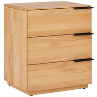 NACHTSCHRANK 50/60/40 cm Kernbuche massiv  - Natur, Holz (50/60/40cm) - MID.YOU