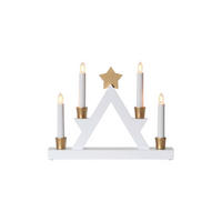LED-DEKOLEUCHTE  - Goldfarben/Weiß, Basics, Holz/Kunststoff (33/6/26cm) - Eglo