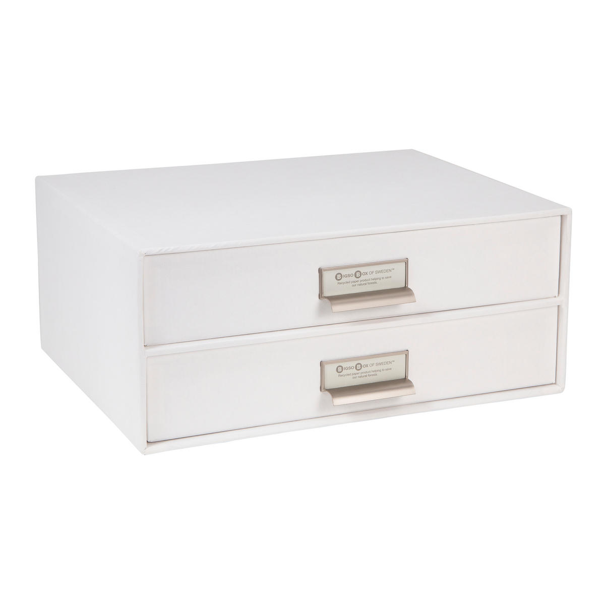 SCHUBLADENBOX Karton Weiß  - Weiß, Basics, Karton (33/25,5/14,5cm)
