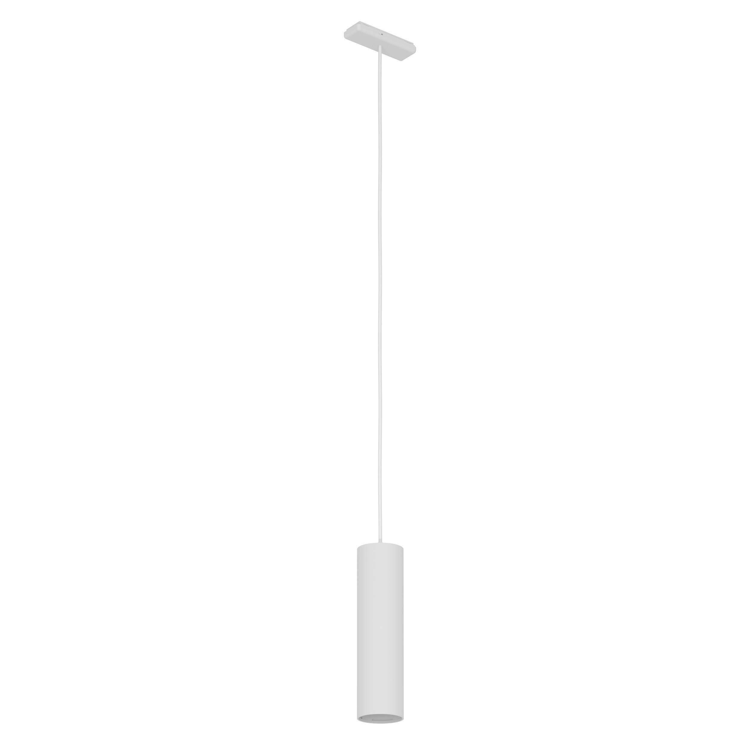 SCHIENENSYSTEM-HÄNGELEUCHTE - Weiß, Basics, Kunststoff (5,5/110cm)