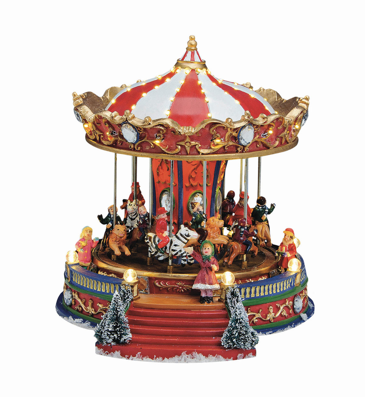 DEKOSPIELUHR  - Multicolor, Basics, Kunststoff (21,5/23/24,5cm) - X-Mas