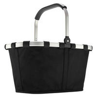 CARRYBAG SCHWARZ 22 L  - Schwarz, Basics, Textil/Metall (48/29/28cm) - Reisenthel