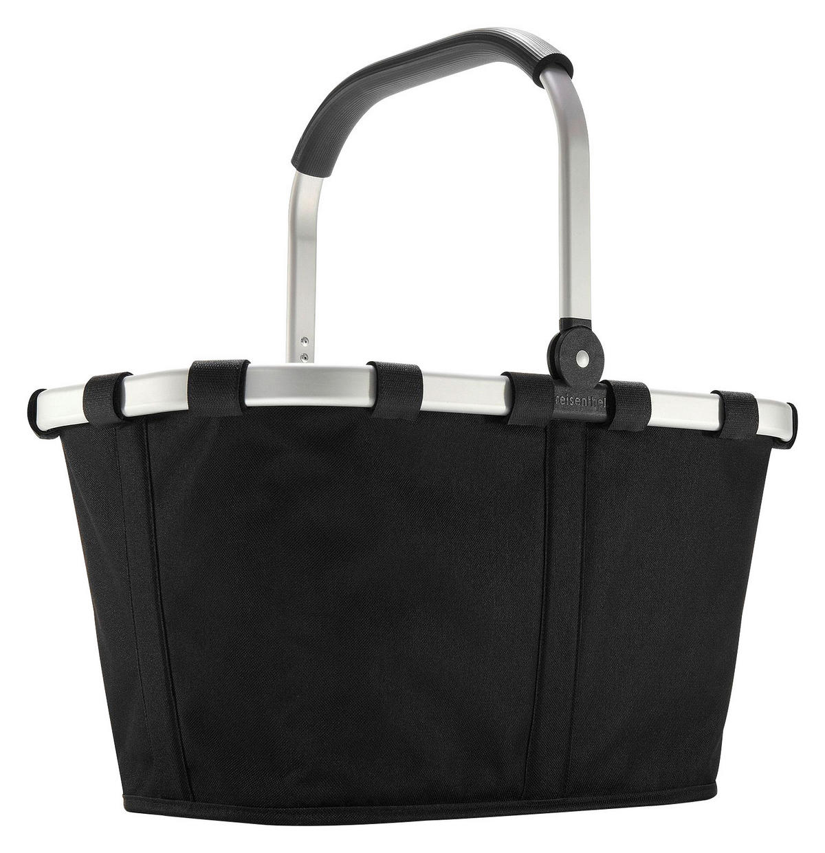 CARRYBAG SCHWARZ 22 L  - Schwarz, Basics, Textil/Metall (48/29/28cm) - Reisenthel