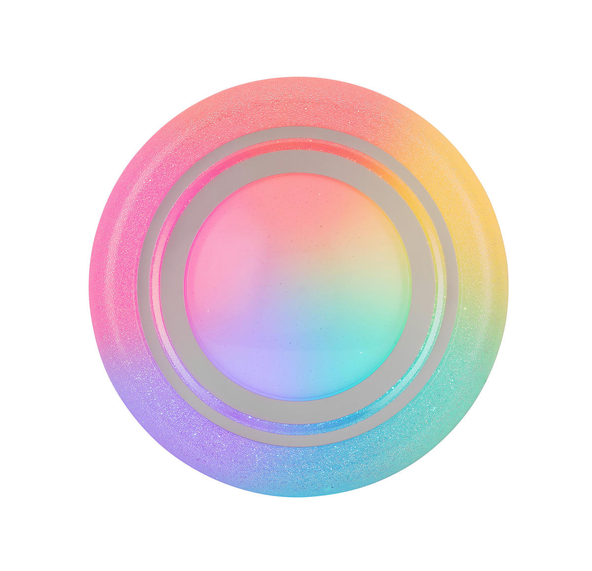 LED-DECKENLEUCHTE 38/7 cm    - Chromfarben/Weiß, Trend, Kunststoff/Metall (38/7cm) - Novel