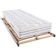 TASCHENFEDERKERNMATRATZE 90/200 cm Höhe ca. 24 cm  - Weiß, Basics, Textil (90/200cm) - Novel