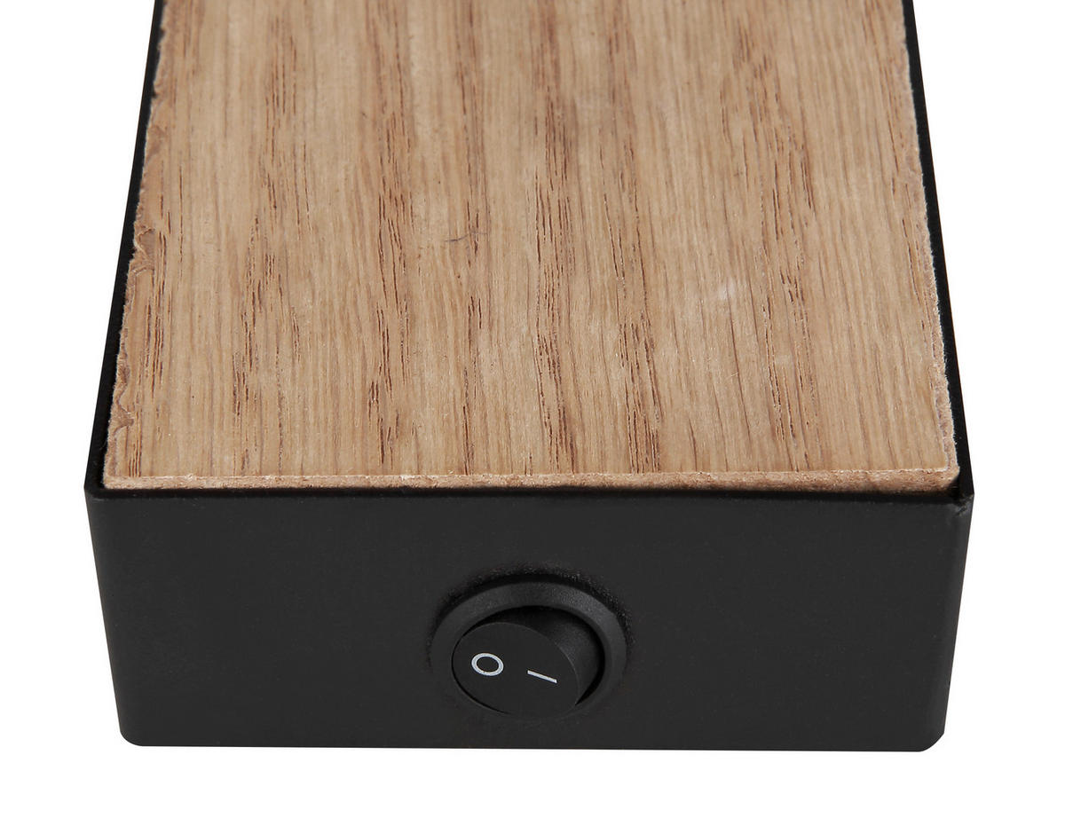 STRAHLER 13,5/7/10 cm   - Schwarz, Basics, Holz/Metall (13,5/7/10cm) - Novel