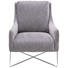 SESSEL in Textil Hellgrau - Chromfarben/Hellgrau, Design, Textil/Metall (69/84/89cm) - Natuzzi Editions SESSEL in Textil Hellgrau - Chromfarben/Hellgrau, Design, Textil/Metall (69/84/89cm) - Natuzzi Editions