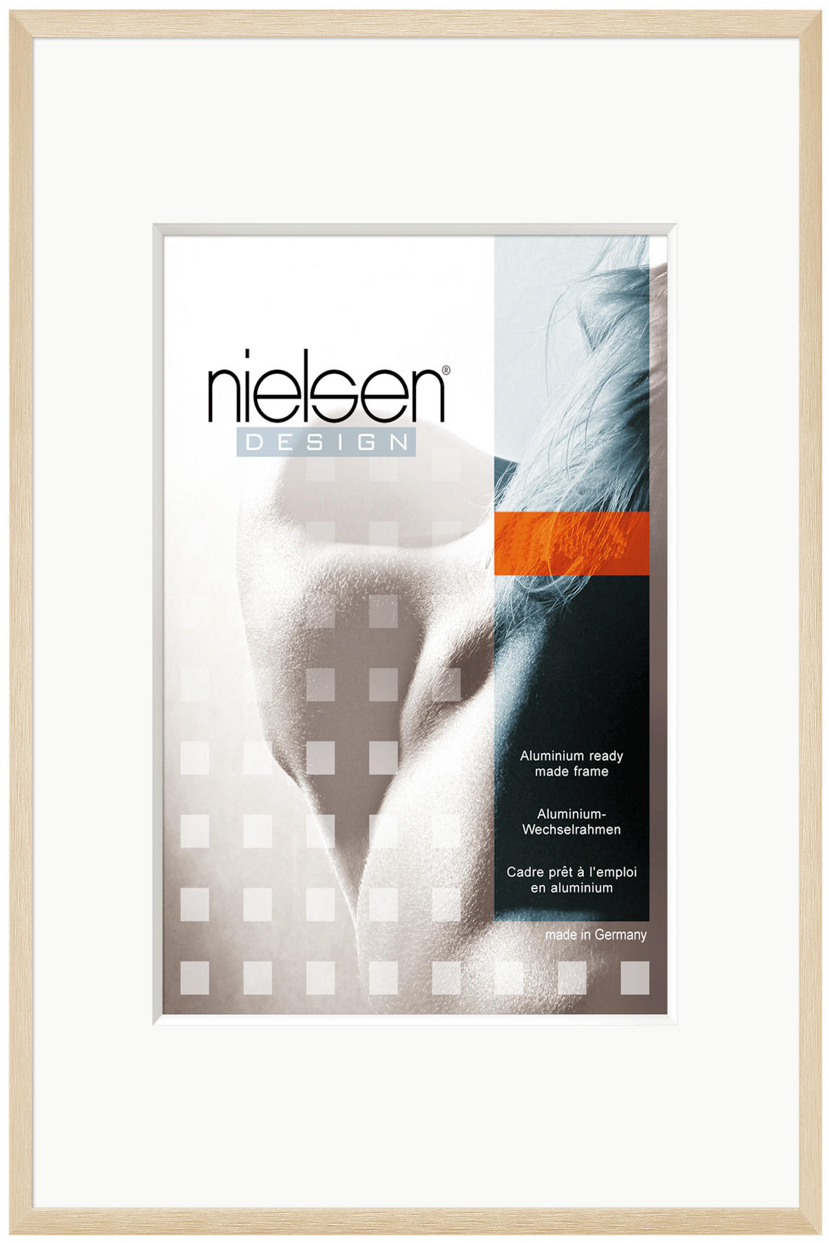 BILDERRAHMEN 50/60 cm  - Goldfarben, Basics, Metall (50/60cm) - Nielsen