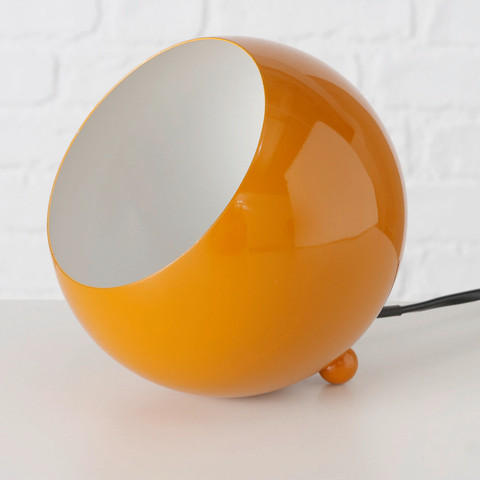 TISCHLEUCHTE 15/15/15 cm   - Orange, Basics, Metall (15/15/15cm) - Boltze Home