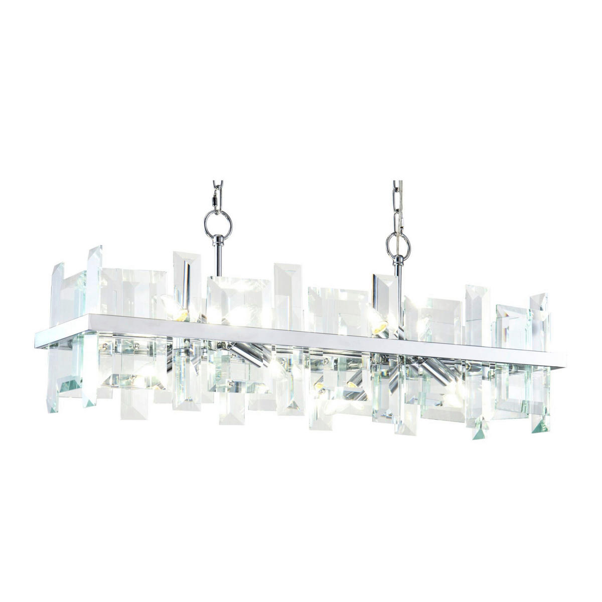 PENDELLEUCHTE 85,5/34/26,5 cm  - Chromfarben, Basics, Glas/Metall (85,5/34/26,5cm) - MAYTONI