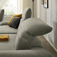 ECKSOFA  in Chenille Graubraun  280/170-195 cm  - Graubraun/Schwarz, Design, Textil/Metall (280/170-195cm) - Dieter Knoll