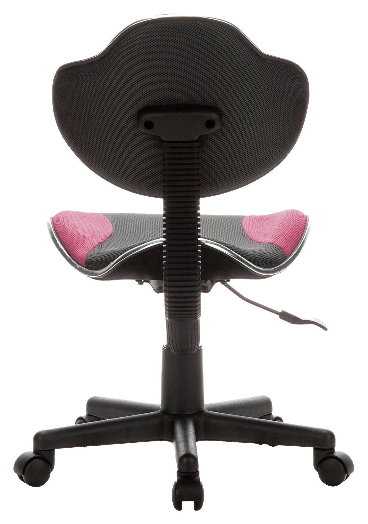 MLADINSKI VRTLJIVI STOL umetna masa siva, pink  - pink/siva, Basics, umetna masa (45/86-101/42cm) - MID.YOU