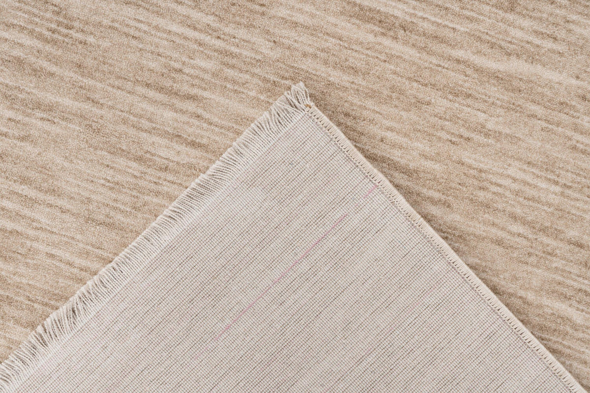 FLACHWEBETEPPICH 160/230 cm Beige rechteckig  - Beige, Basics, Textil (160/230cm) - Kayoom