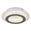 LED-TAKLAMPA JAYDEN 20/5,5 cm  - klar/vit, Design, metall/plast (20/5,5cm) - Globo