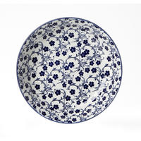 FARFURIE ADÂNCĂ 20,5 cm  - albastru/alb, Basics, ceramică (20,5cm) - Ritzenhoff Breker