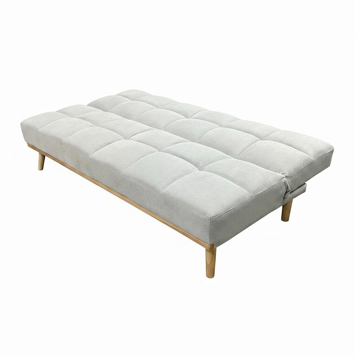 SCHLAFSOFA UNDICI in Webstoff Beige  - Beige/Naturfarben, Design, Holz/Textil (190/84/80cm) - P & B