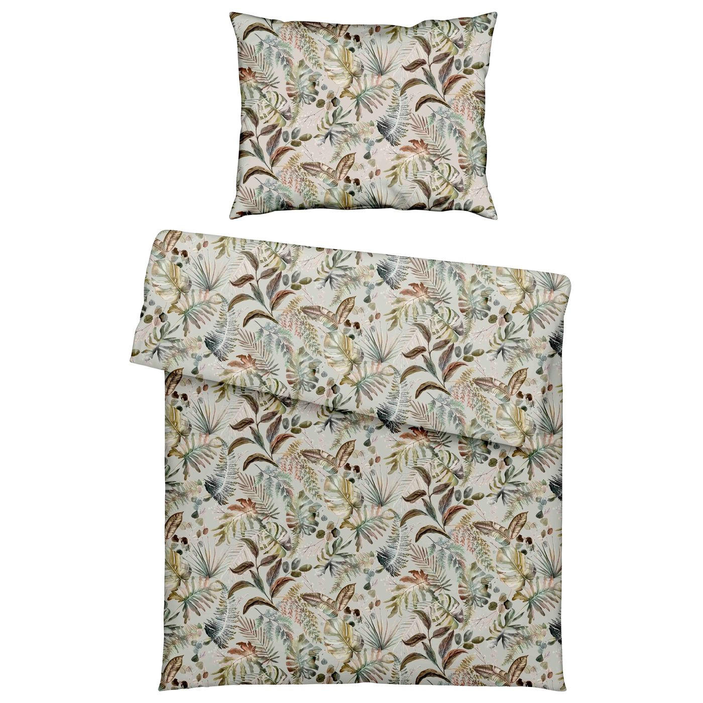 BETTWÄSCHE Atelier Makosatin 140/200 cm  - Creme, Design, Textil (140/200cm) - Estella