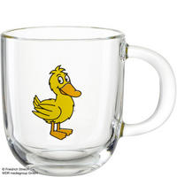 TASSE BAMBINI   400 ml  - Transparent/Gelb, KONVENTIONELL, Glas (8,7/14/15cm) - Leonardo
