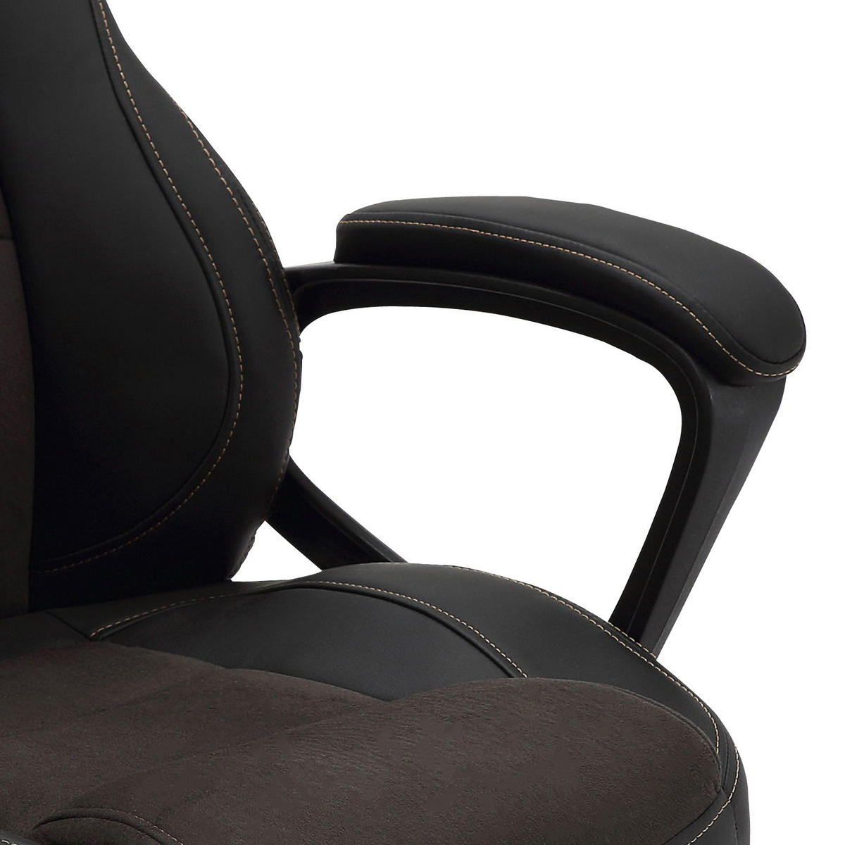 GAMINGSTUHL Schwarz, Dunkelgrau Kunststoff, Textil   - Dunkelgrau/Hellgrau, Design, Kunststoff/Textil (62/109-119/68cm) - MID.YOU