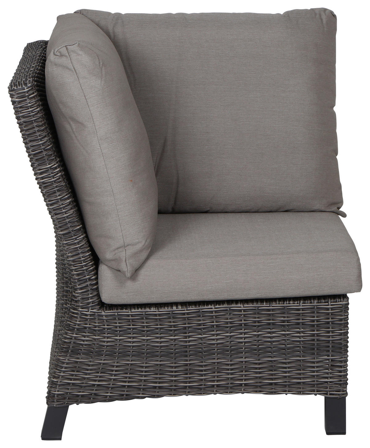 LOUNGEGARNITUR 5-teilig   83/103/160 cm Aluminium  - Grau, Basics, Keramik/Kunststoff (83/103/160cm) - Siena Garden