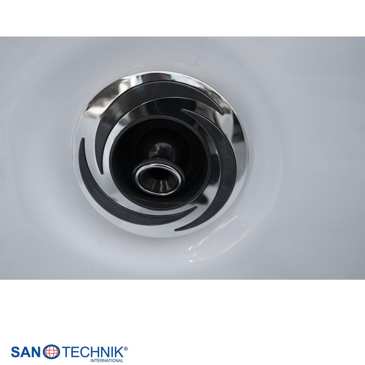 WHIRLPOOL Caorle  - Grauweiß, KONVENTIONELL, Kunststoff (210/180/82cm) - Sanotechnik