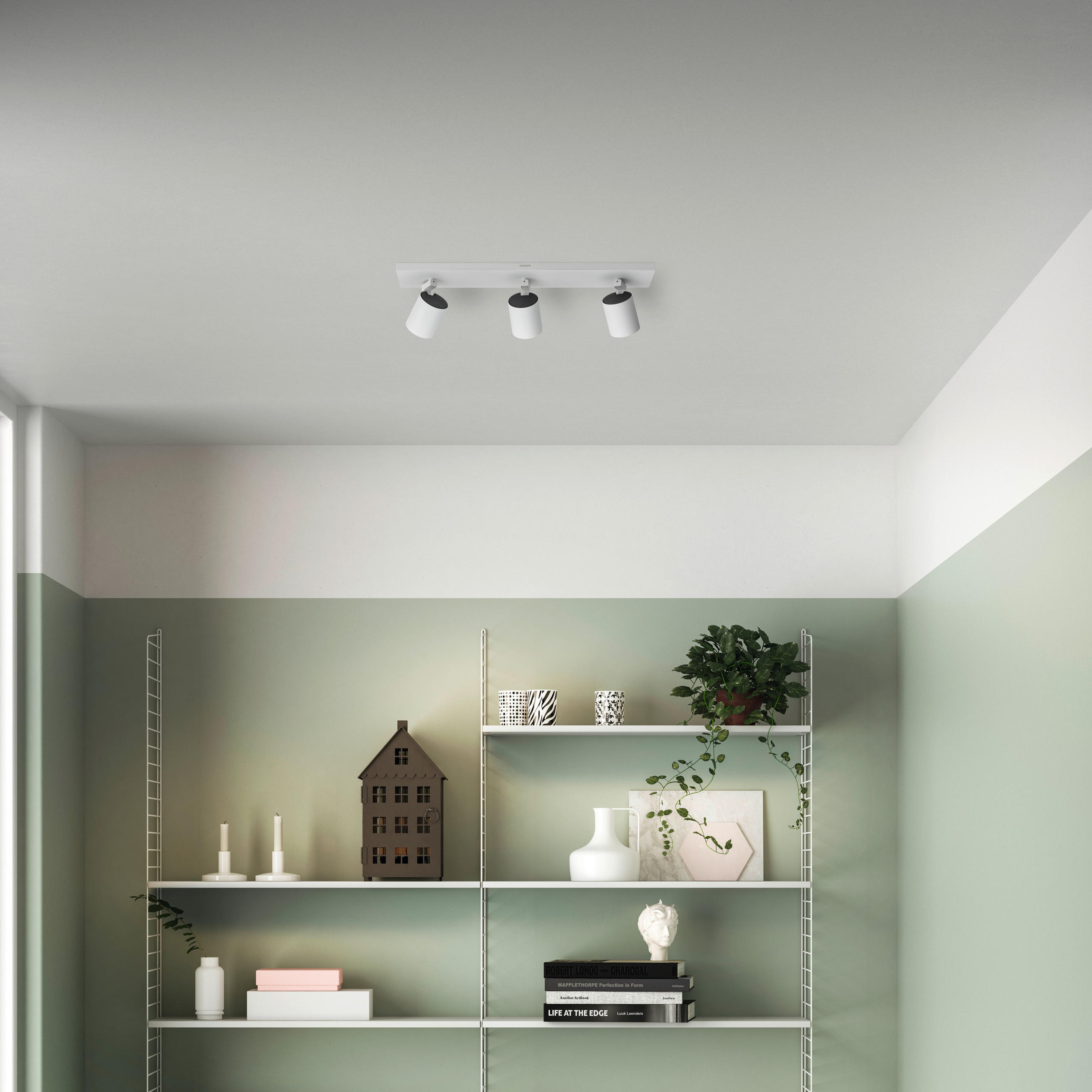 LED-DECKENLEUCHTE Spot Runner 10,9/10,2/49 cm   - Weiß, Basics, Metall (10,9/10,2/49cm) - Philips