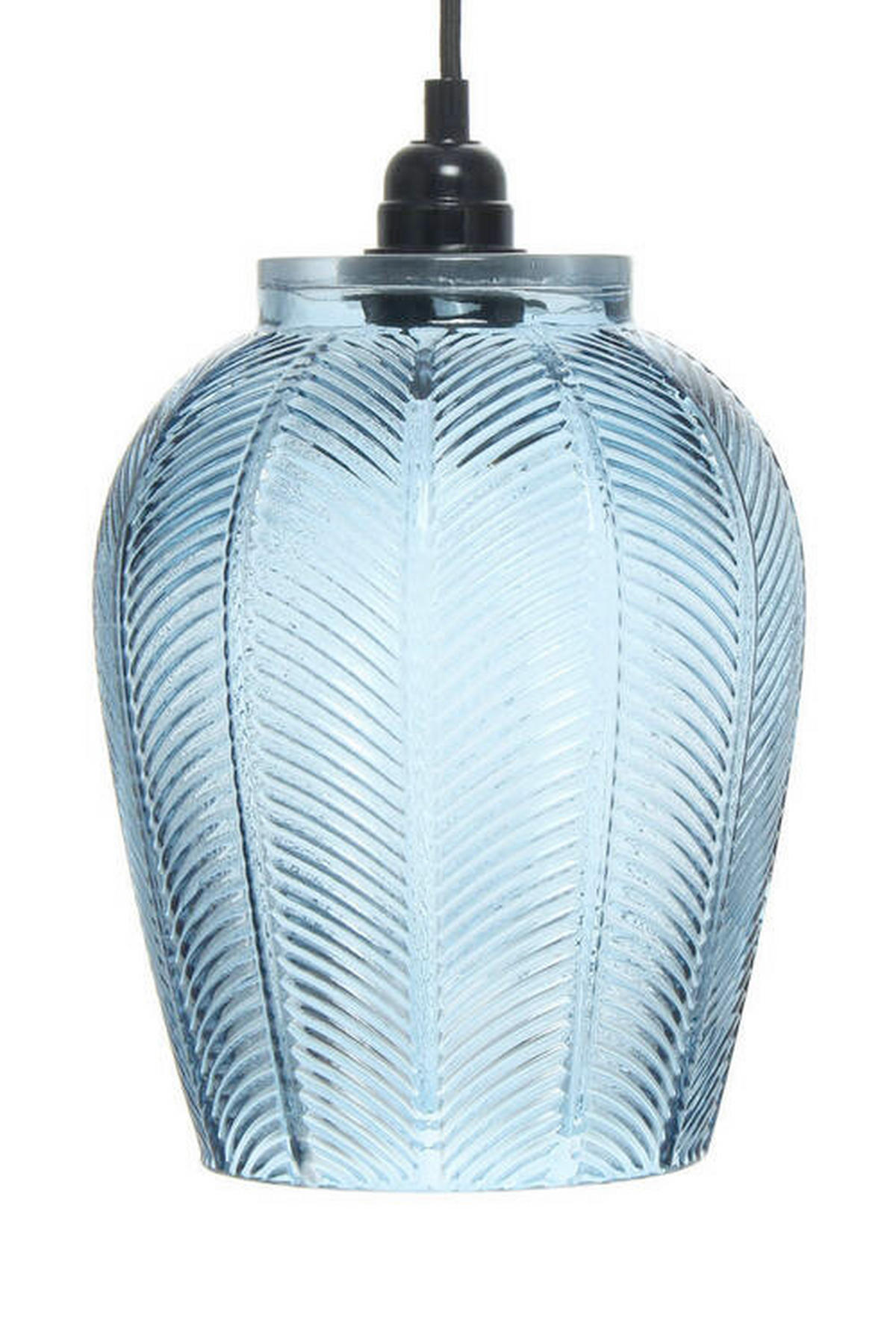 HÄNGELEUCHTE  20/34/20 cm   - Blau, Trend, Glas (20/34/20cm) - Kayoom