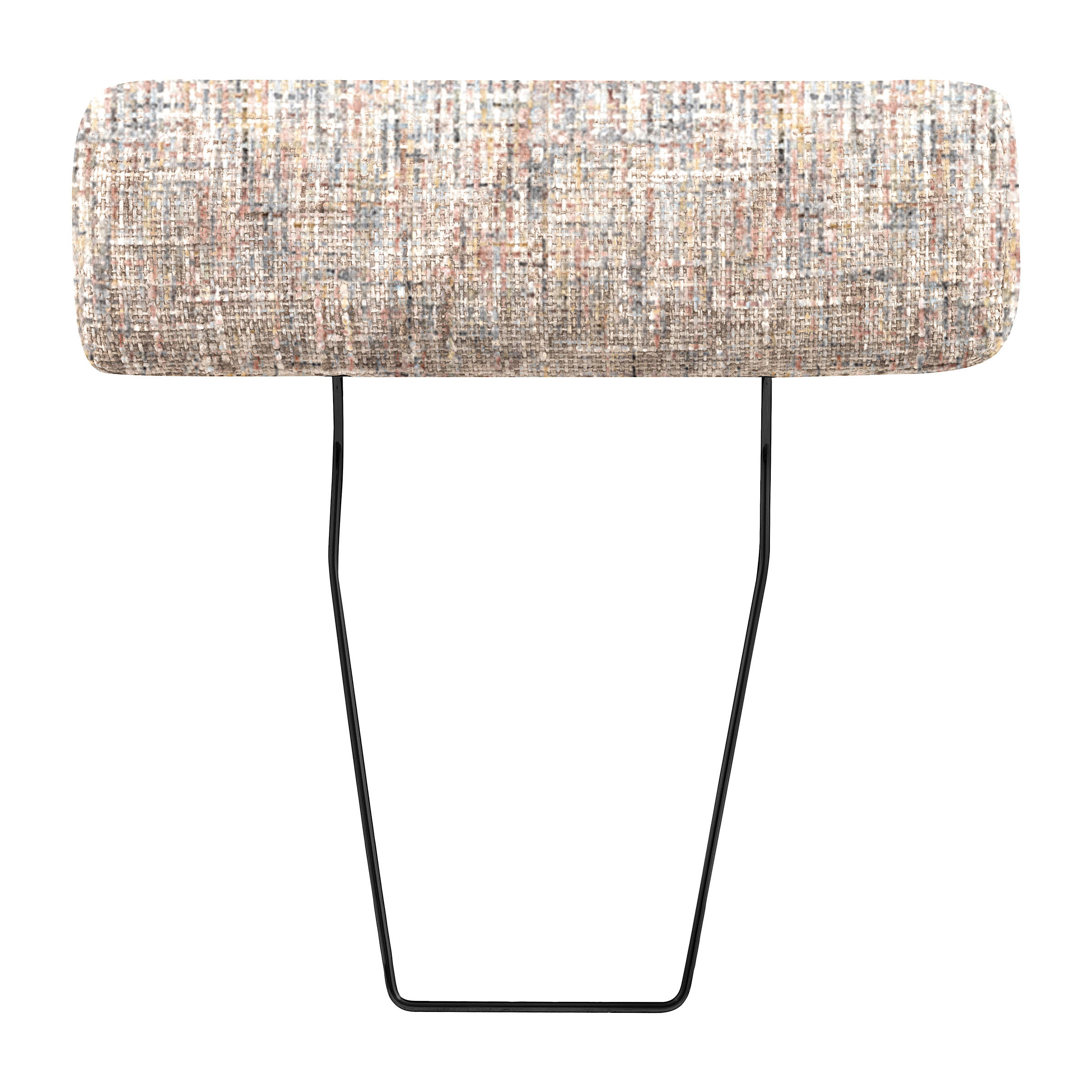 KOPFSTÜTZE 52/17/14 cm  Webstoff  - Blau/Weiss, Design, Textil (52/17/14cm) - Livetastic
