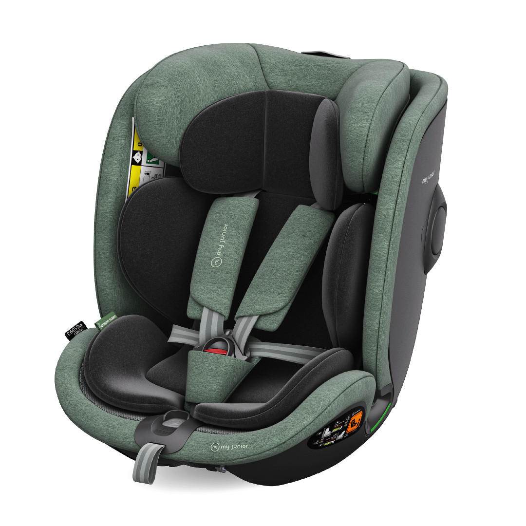 REBOARDER-KINDERSITZ My Junior  CYRO 360° Black  - Grün, Basics, Kunststoff/Textil (51/45/58cm) - My Junior