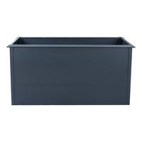 HOCHBEET Primus  - Anthrazit, KONVENTIONELL, Metall (75/150/77cm) - Ambia Garden