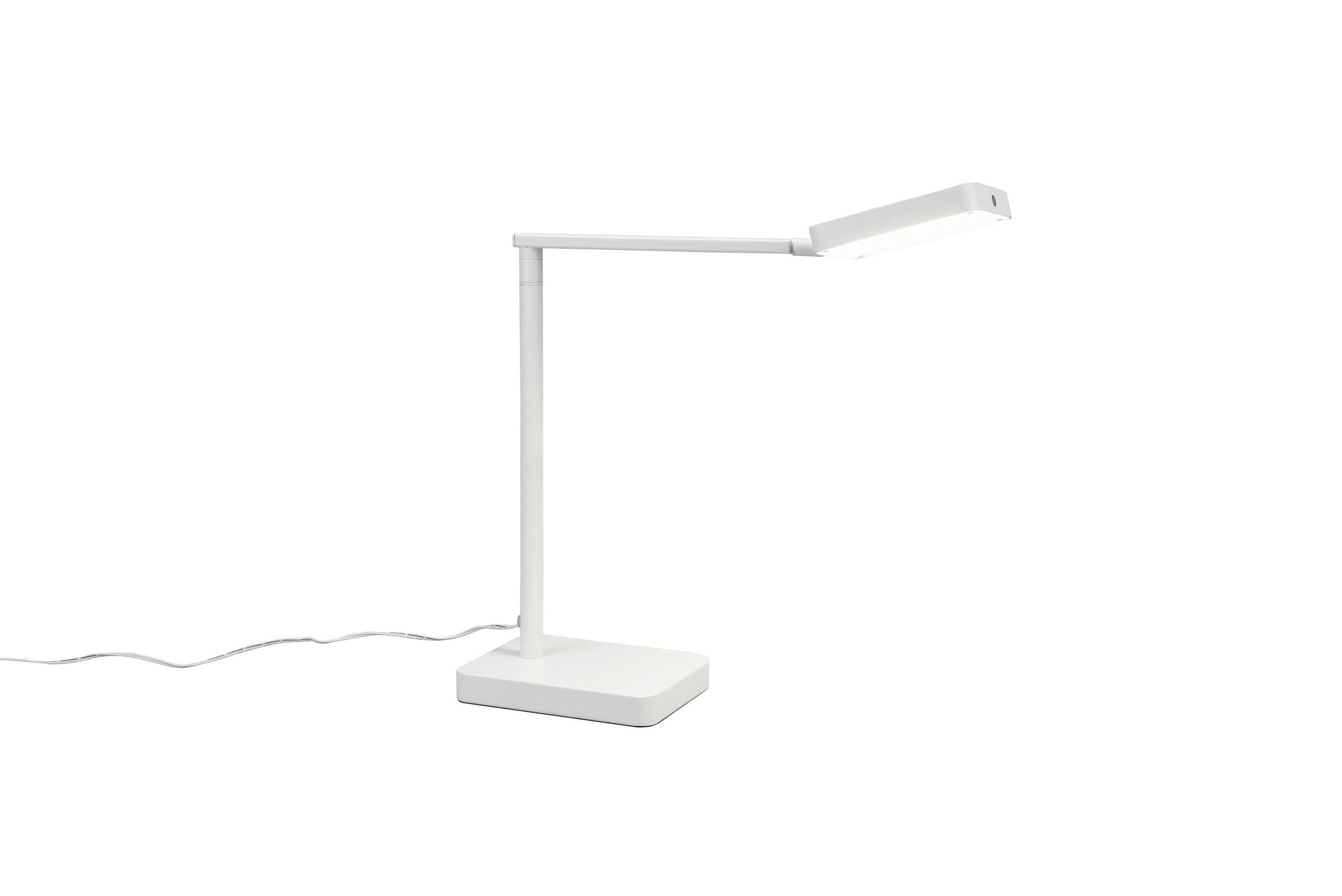 LED-TISCHLEUCHTE - Weiss, Design, Metall (38,5/14cm) - Trio Leuchten