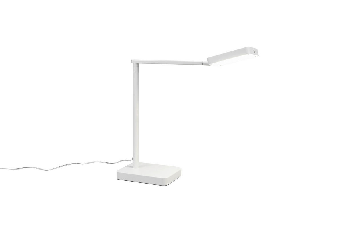 LED-TISCHLEUCHTE - Weiss, Design, Metall (38,5/14cm) - Trio Leuchten