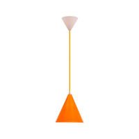 PENDELLEUCHTE Voss 20/20/110 cm   - Dunkelgelb/Weiß, Trend, Metall (20/20/110cm)