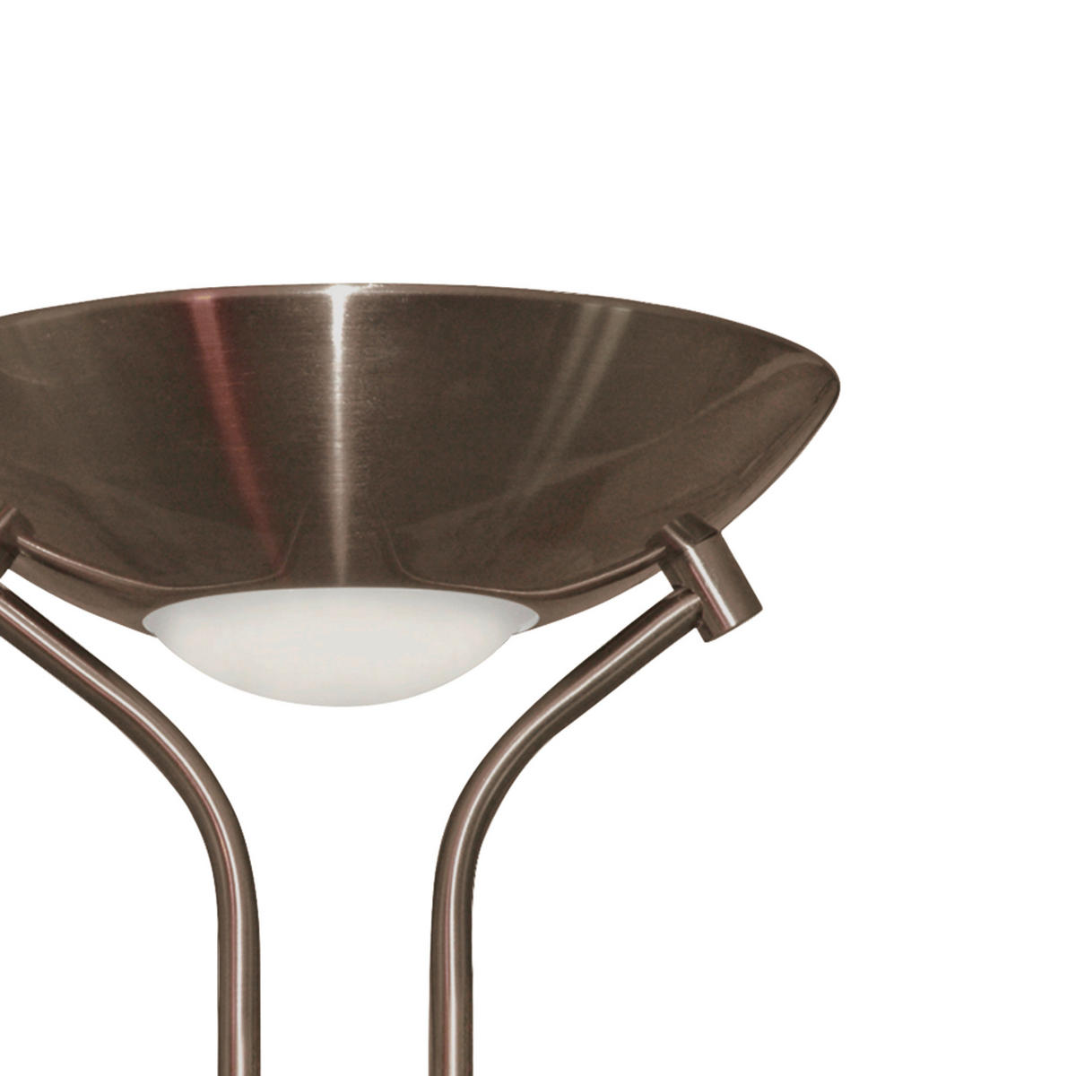 LED-STEHLEUCHTE 25.4/180 cm    - Messingfarben, Basics, Glas/Metall (25.4/180cm)