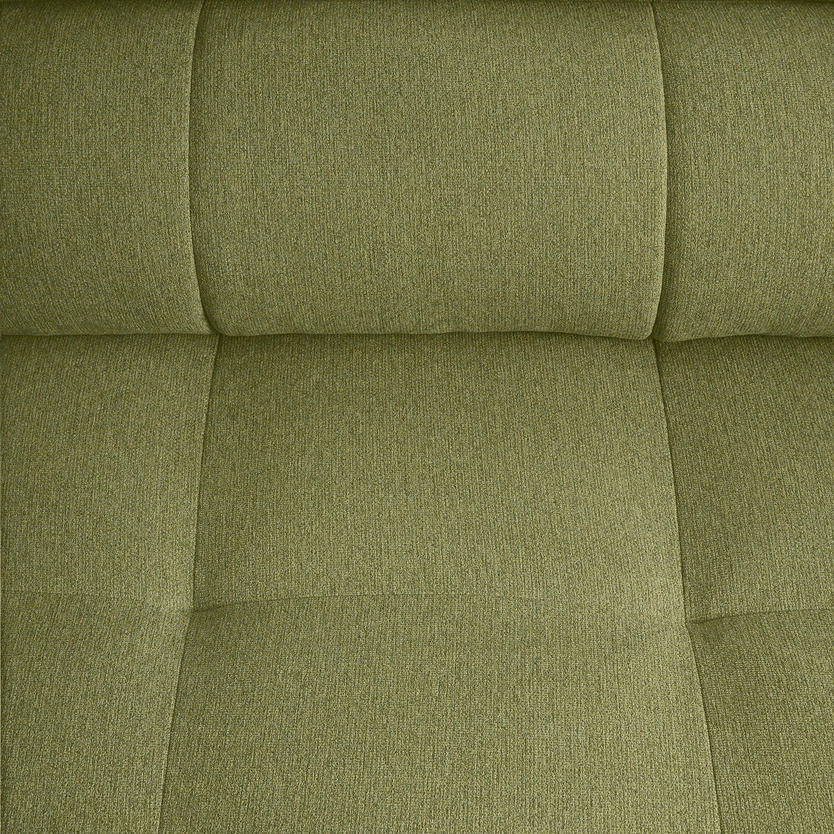 ECKSOFA Chenille Olivgrün  - Schwarz/Olivgrün, Modern, Textil/Metall (296/201cm) - Livetastic