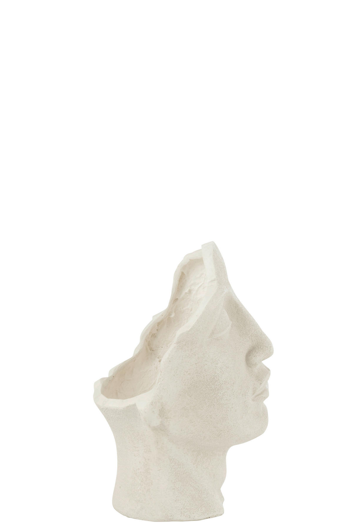 CACHE-POT - Weiss, Natur, Keramik (25/22/38cm) - Ambia Home