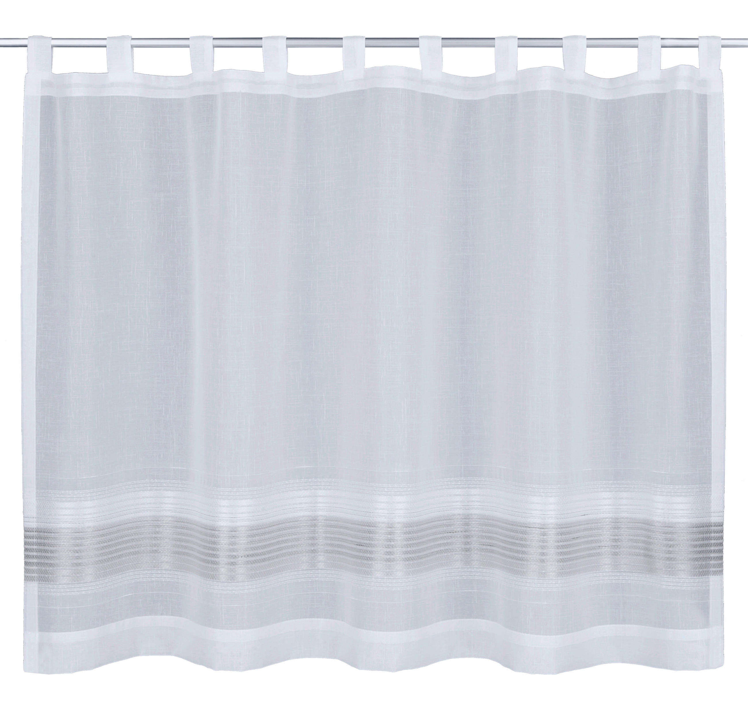 FERTIGVORHANG halbtransparent  - Kupferfarben, Basics, Textil (140/80cm)