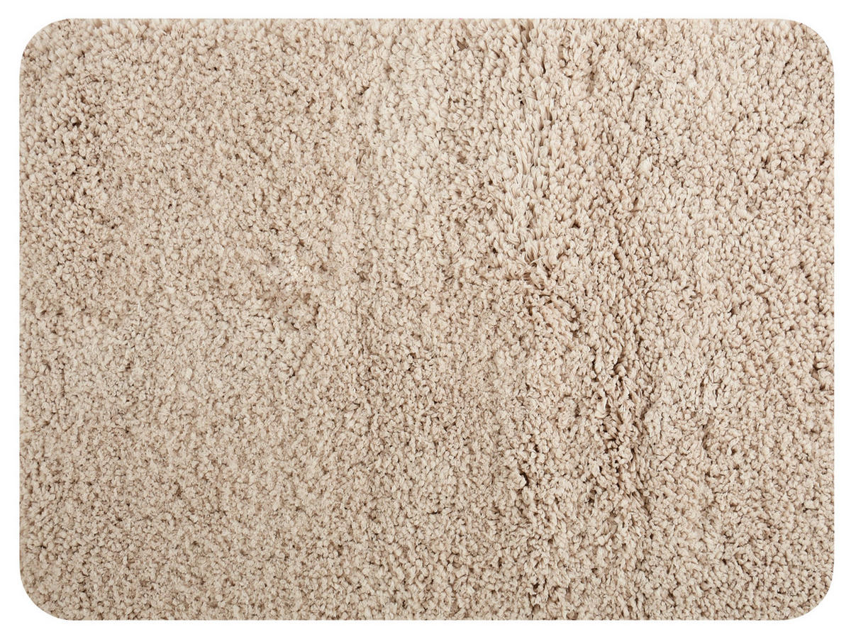 BADTEPPICH Beige 70/50 cm  - Beige, KONVENTIONELL (70/50cm) - Spirella