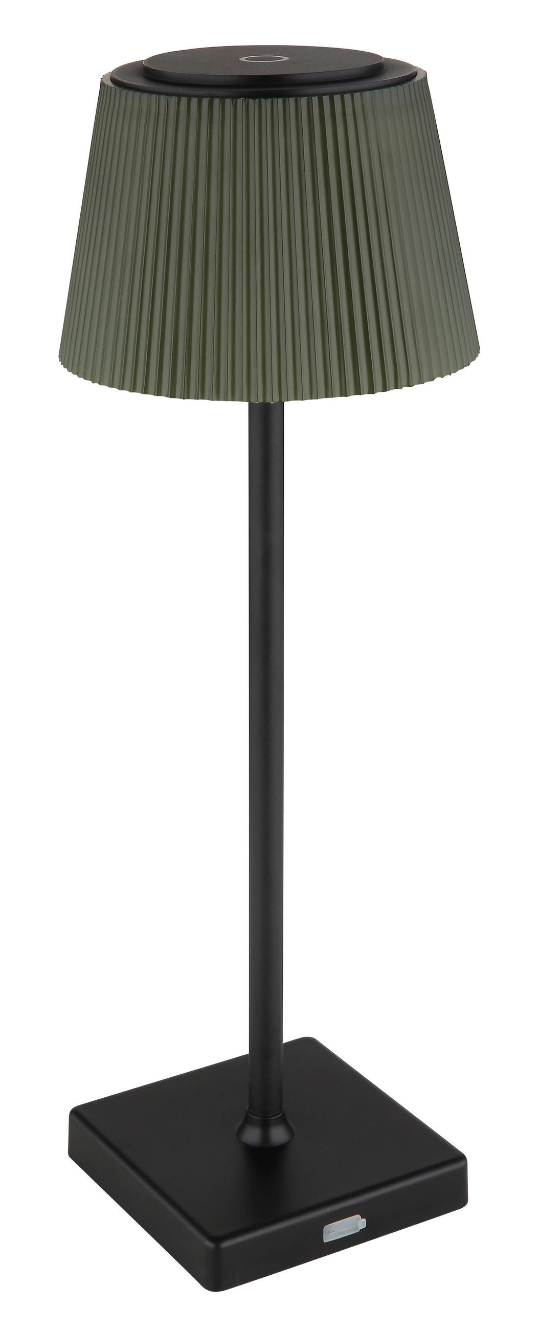 PORTABEL LAMPA 13/38 cm   - svart/mörkgrön, Design, metall/plast (13/38cm) - Globo
