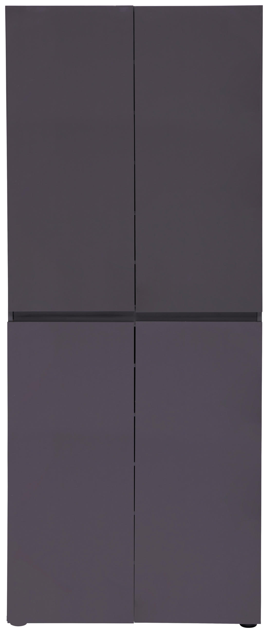 SCHUHSCHRANK Anthrazit  - Anthrazit/Schwarz, Design, Holzwerkstoff/Kunststoff (80/200/34cm) - Xora