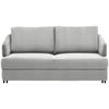 SCHLAFSOFA in Textil Silberfarben  - Silberfarben/Schwarz, Design, Textil/Metall (172/76-89/112-120cm) - Bali