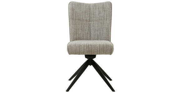 STUHL - Schwarz/Braun, Design, Textil/Metall (50/90,5/66cm) - Carryhome